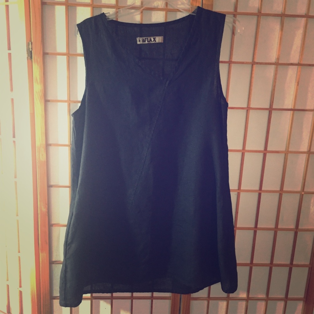 Linen tunic dress POCKETS